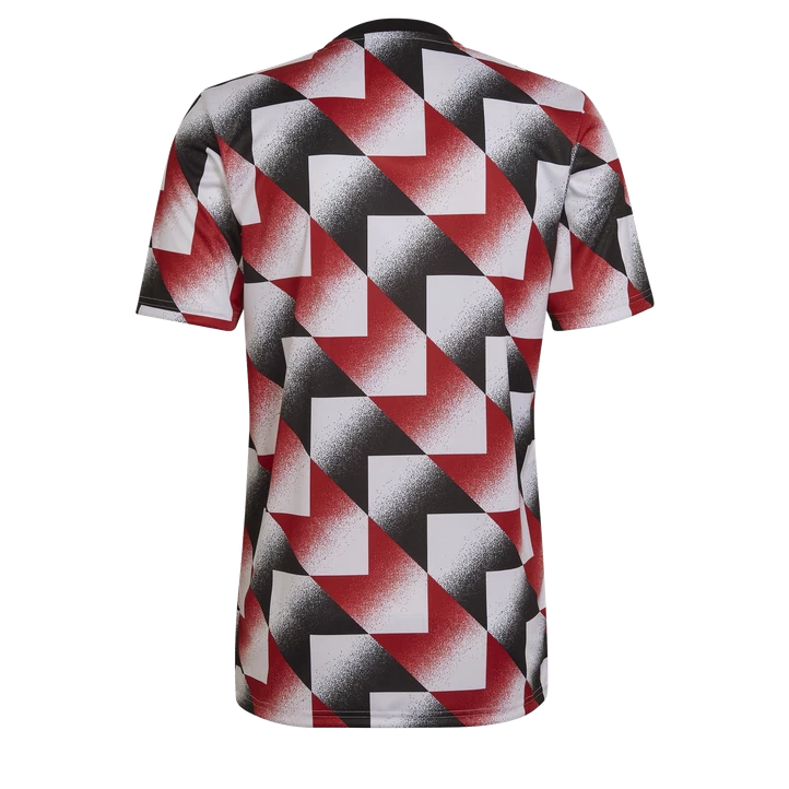 ADIDAS MANCHESTER UNITED PRE-MATCH JERSEY 22/23, Fodboldtrøje, Unisex, Hvid 8 ADIDAS MANCHESTER UNITED PRE-MATCH JERSEY 22/23, Fodboldtrøje, Unisex, Hvid - Billede 6