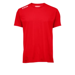 CCM Short Sleeve Essential Tee Yt 23/24, Træningsbluse Junior, RED