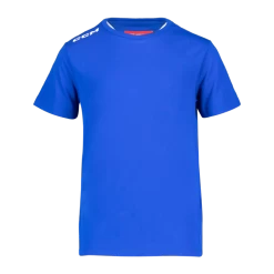 CCM Short Sleeve Essential Tee Yt 23/24, Træningsbluse Junior, Royal