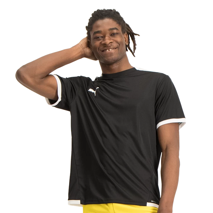 Puma TeamLIGA Jersey, Træningstrøje, Senior, Sort 4 Puma TeamLIGA Jersey, Træningstrøje, Senior, Sort - Billede 2