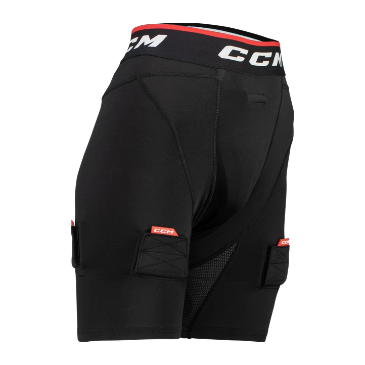 CCM WOMENS COMPRESSION SHORT WITH JILL, Kompressionsshorts Dame, BLACK 4 CCM WOMENS COMPRESSION SHORT WITH JILL, Kompressionsshorts Dame, BLACK - Billede 2