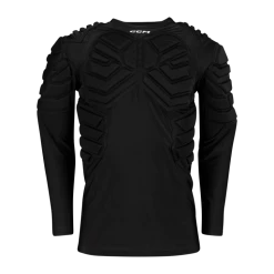 CCM PADDED GOALIE L/S AD, Kompressionstrøje, Herre, BLACK