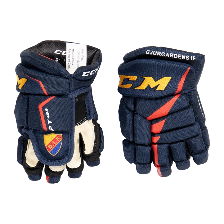 CCM Jetspeed FT485 Djurgårdens IF Junior Hockey Gloves, Hockeyhandske, Junior, DIF 3 CCM Jetspeed FT485 Djurgårdens IF Junior Hockey Gloves, Hockeyhandske, Junior, DIF