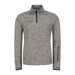 BAUER VAPOR FLEECE 1/4 ZIP TOP SR 21/22, Fleecetrøje, Senior, Grå