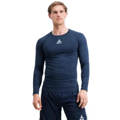 SELECT Shirts L/S Baselayer, Træningstrøje, Senior, Dark Blue