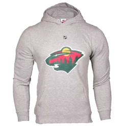 Outerstuff Primary Logo Hoodie Wild Zuccarello -20, Hættetrøje, Junior, Grå