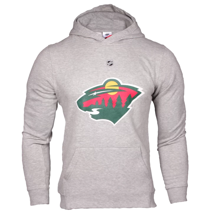 Outerstuff Primary Logo Hoodie Wild Zuccarello -20, Hættetrøje, Junior, Grå 3 Outerstuff Primary Logo Hoodie Wild Zuccarello -20, Hættetrøje, Junior, Grå