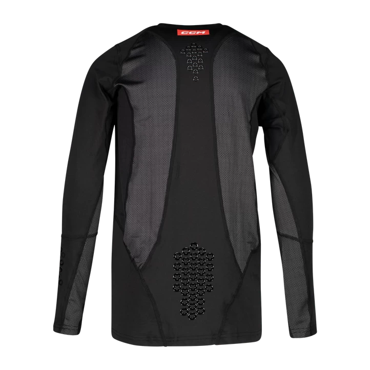 CCM COMPRESSION LS TOP WITH GEL YT, Kompressionstrøje Barn, BLACK 4 CCM COMPRESSION LS TOP WITH GEL YT, Kompressionstrøje Barn, BLACK - Billede 2