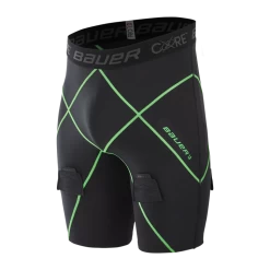 BAUER CORE 1.0 JOCK SHORT 21/22, Kompressionsshorts, Senior, Sort