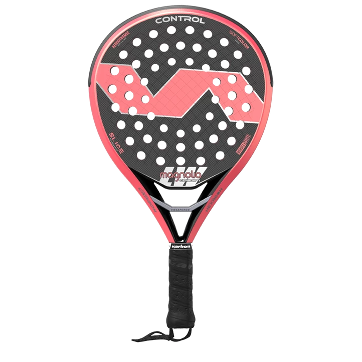 VARLION Adv Lw Carbon Ti Magnolia, Padelketsjer, Black/Pink 3 VARLION Adv Lw Carbon Ti Magnolia, Padelketsjer, Black/Pink