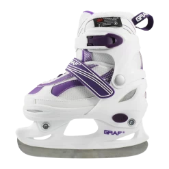 GRAF Thinsulate Kid Adj. Ice Skate, Hockeyskøjte Til Børn, Hvid