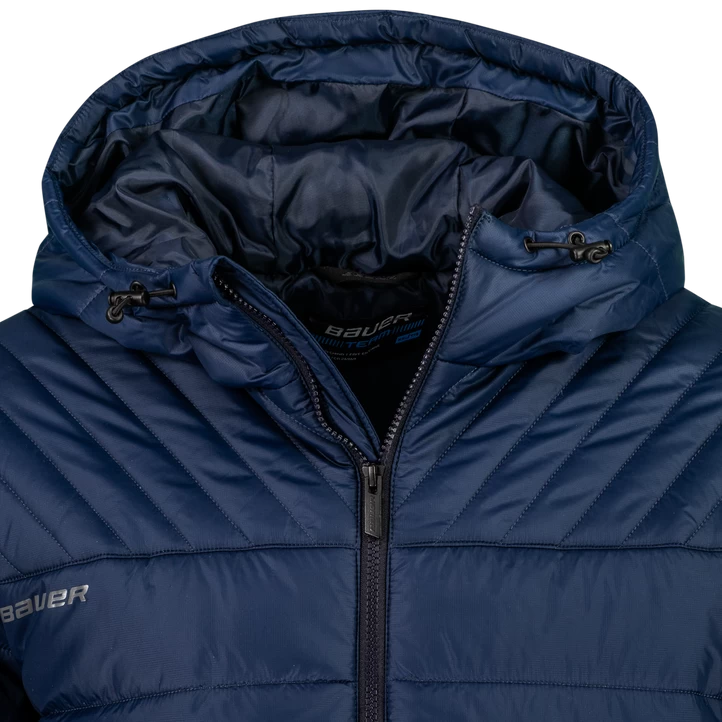 Bauer Supreme Hooded Puffer Jacket - Sr 23/24, Jakke, Senior, Dark Blue 6 Bauer Supreme Hooded Puffer Jacket - Sr 23/24, Jakke, Senior, Dark Blue - Billede 4