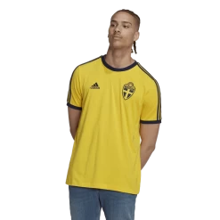 ADIDAS SWEDEN DNA 3STRIPES TEE, T-shirt, Herre, Yellow