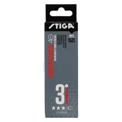 Stiga Perform-bold, Hvid, 3-pack, Hvid