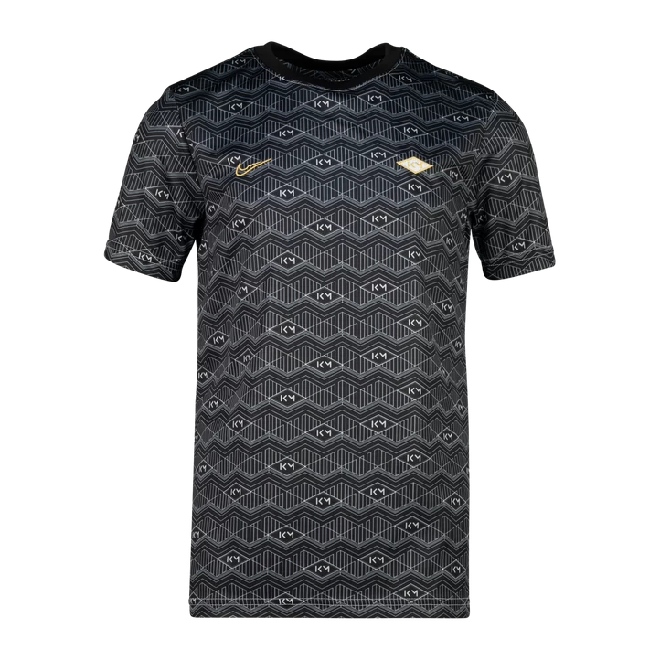 Nike KM (Mbappé) Dri-FIT Top Short Sleeve, Træningstrøje, Junior, Sort 3 Nike KM (Mbappé) Dri-FIT Top Short Sleeve, Træningstrøje, Junior, Sort