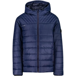 Bauer Supreme Hooded Puffer Jacket - Sr 23/24, Jakke, Senior, Dark Blue