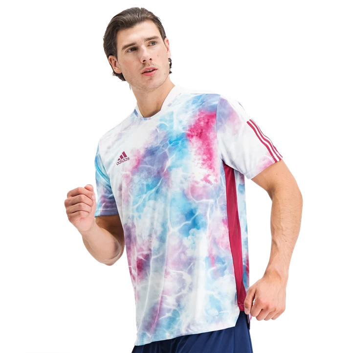 ADIDAS TIRO HOT TRAINING JERSEY VACATION MODE, Træningstrøje, Herre, Multicolor 3 ADIDAS TIRO HOT TRAINING JERSEY VACATION MODE, Træningstrøje, Herre, Multicolor