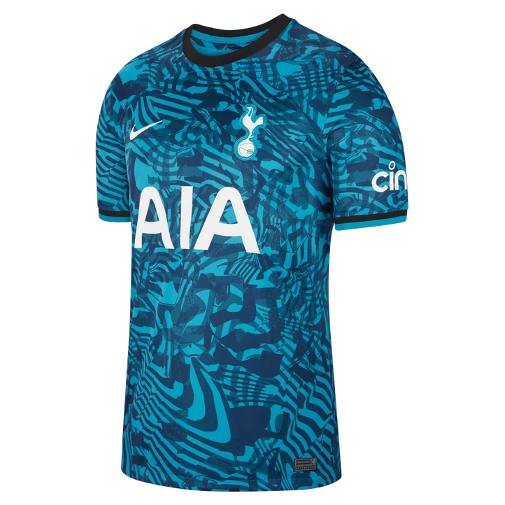 Nike Tottenham FC Dri-FIT Stadium Jersey Short Sleeve 3RD 22/23, Fodbolddragt, Herre, Turquoise 9 Nike Tottenham FC Dri-FIT Stadium Jersey Short Sleeve 3RD 22/23, Fodbolddragt, Herre, Turquoise - Billede 7