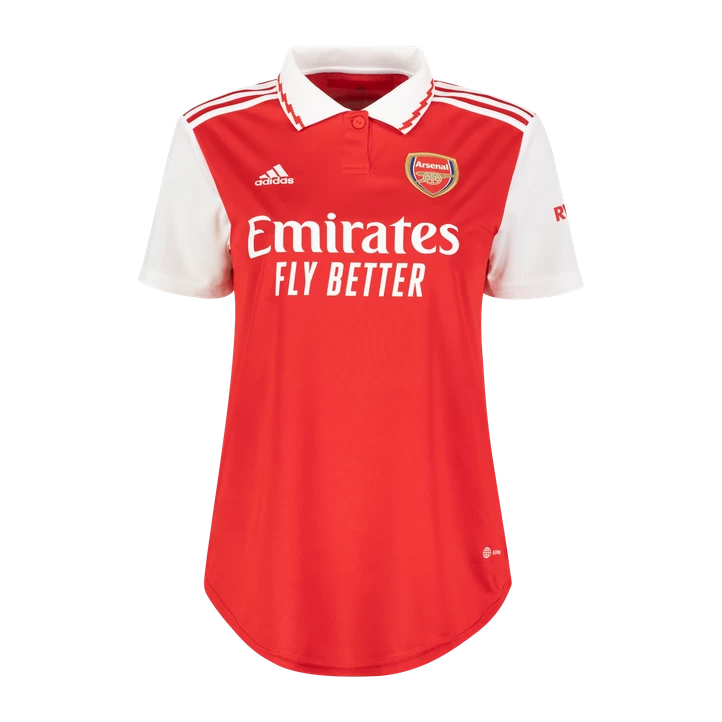 ADIDAS ARSENAL FC HOME JSY WOMEN 22/23, Fodbolddragt, Dame, Rød 3 ADIDAS ARSENAL FC HOME JSY WOMEN 22/23, Fodbolddragt, Dame, Rød