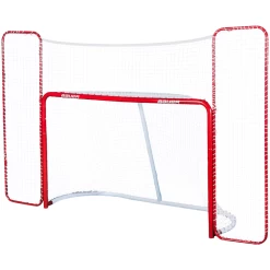 Bauer Performance Street, Hockeymål Med Backstop -18, Rød