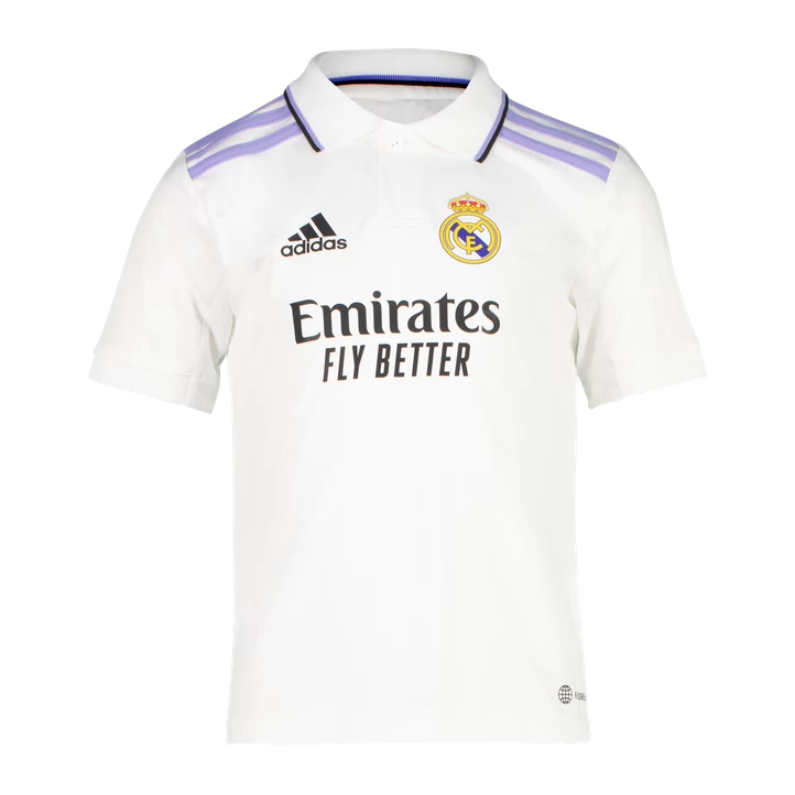 ADIDAS REAL MADRID HOME MINI 22/23, Fodboldsæt Til Børn, Hvid 3 ADIDAS REAL MADRID HOME MINI 22/23, Fodboldsæt Til Børn, Hvid