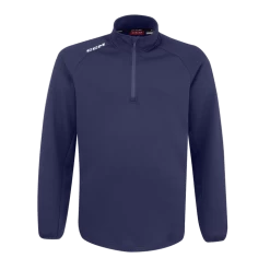 CCM Locker 1/4 Zip Sr 23/24, Fleecetrøje Senior, Navy