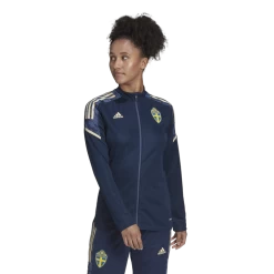 ADIDAS SWEDEN TRAINING JACKET W / EC22, Træningsjakke, Dame, Dark Blue