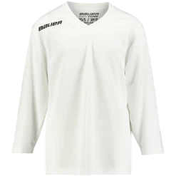 Bauer Flex Practice Jersey 19, Træningstrøje, Junior, Hvid