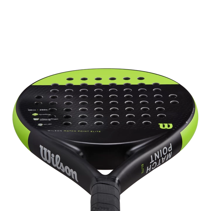 Wilson Matchpoint Elite, Padelketsjer , BLACK/GREEN 4 Wilson Matchpoint Elite, Padelketsjer , BLACK/GREEN - Billede 2