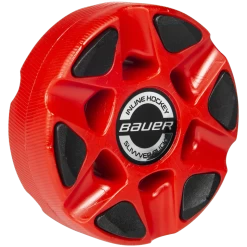 Bauer SliVVVer PUCK, Streethockey-puck , Rød