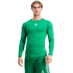 SELECT Shirts L/S Baselayer, Træningstrøje, Senior, Grøn