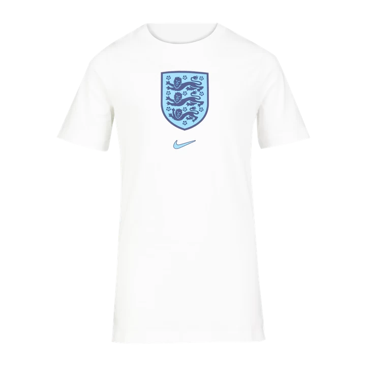 Nike England Crest World Cup 22 Tee, T-shirt, Barn, Hvid 4 Nike England Crest World Cup 22 Tee, T-shirt, Barn, Hvid - Billede 2