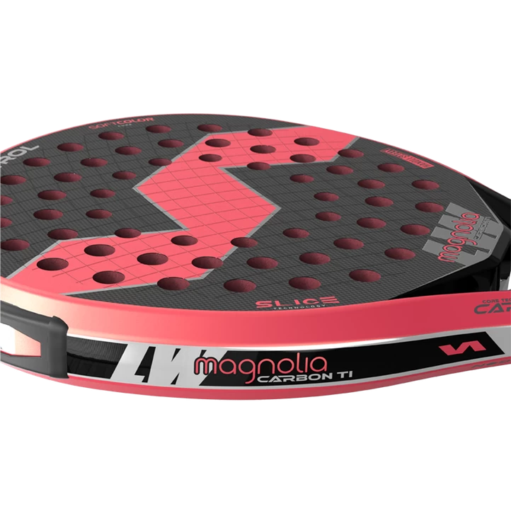 VARLION Adv Lw Carbon Ti Magnolia, Padelketsjer, Black/Pink 7 VARLION Adv Lw Carbon Ti Magnolia, Padelketsjer, Black/Pink - Billede 5