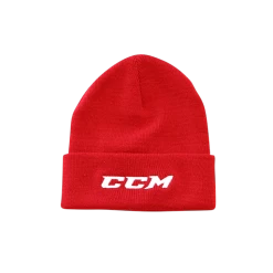 CCM TEAM CUFFED BEANIE 21/22, Hue Unisex, Rød