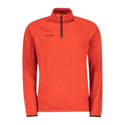 BAUER VAPOR FLEECE 1/4 ZIP TOP YTH 21/22, Fleecetrøje, Junior, Rød