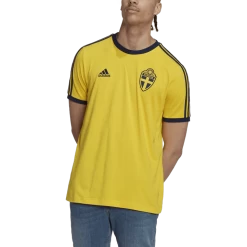 ADIDAS SWEDEN DNA 3STRIPES TEE, T-shirt, Herre, Yellow -Rabatbutik For Sportsudstyr 7a329d5268364698996559e589062b80