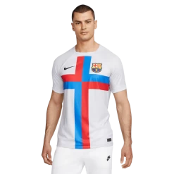 Nike FC Barcelona Dri-FIT Stadium Jersey Short Sleeve 3RD 22/23, Fodbolddragt, Herre, Grå