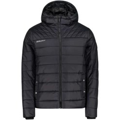 Bauer Supreme Hooded Puffer Jacket - Sr 23/24, Jakke, Senior, Sort