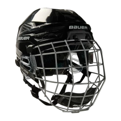 Bauer Re-Akt 85-Helmet-Combo 23/24, Hockeyhjelm Unisex, Sort