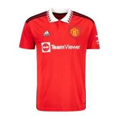 ADIDAS MANCHESTER UNITED HOME JSY 22/23, Fodbolddragt, Unisex, Rød