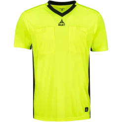 SELECT Referee Shirt S/S V21, Dommertøj, Senior, Yellow