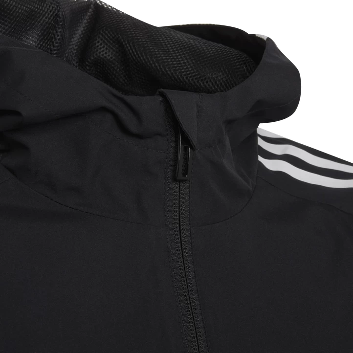 ADIDAS CONDIVO 22 ALL WEATHER JACKET Y, Fodboldjakke, Junior, Sort 4 ADIDAS CONDIVO 22 ALL WEATHER JACKET Y, Fodboldjakke, Junior, Sort - Billede 2