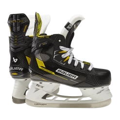 Bauer S22 Supreme M4 Skate - Jr 23/24, Hockeyskøjte Junior, Grøn