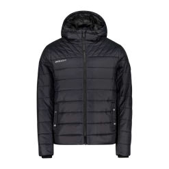BAUER SUPREME HOODED PUFFER JKT -YTH 21/22, Jakke, Junior, Sort