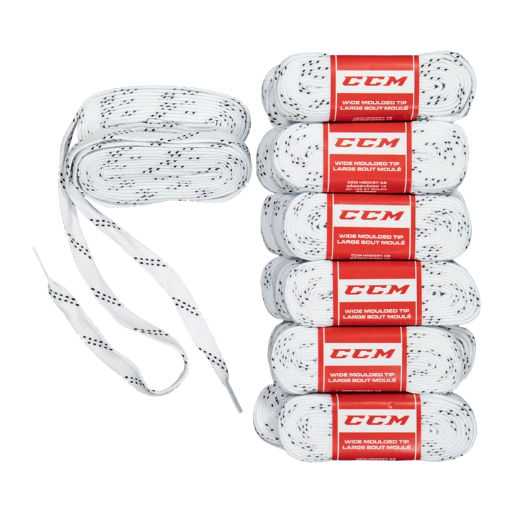 LACE CCM PROLINE WIDE TEAM 36-PACK WHITE, Hvid 3 LACE CCM PROLINE WIDE TEAM 36-PACK WHITE, Hvid