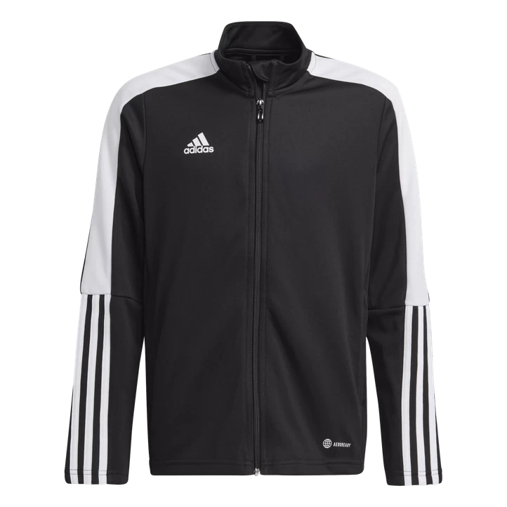ADIDAS TIRO HOT TRAINING JACKET ES Y, Træningsjakke, Junior, Sort 3 ADIDAS TIRO HOT TRAINING JACKET ES Y, Træningsjakke, Junior, Sort