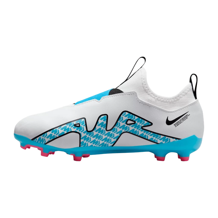 Nike Zoom Vapor 15 Academy FG/MG Jr / Q1 23, Fodboldstøvle, Junior, Hvid 4 Nike Zoom Vapor 15 Academy FG/MG Jr / Q1 23, Fodboldstøvle, Junior, Hvid - Billede 2