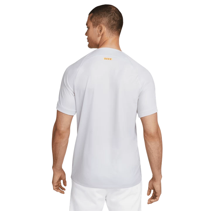 Nike FC Barcelona Dri-FIT Stadium Jersey Short Sleeve 3RD 22/23, Fodbolddragt, Herre, Grå 4 Nike FC Barcelona Dri-FIT Stadium Jersey Short Sleeve 3RD 22/23, Fodbolddragt, Herre, Grå - Billede 2