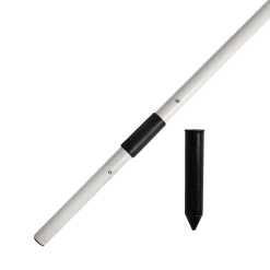 SELECT Hjørneflagstang, Brudsikker, Hvit