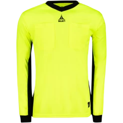 SELECT Referee Shirt L/S V21, Dommertøj, Senior, Yellow